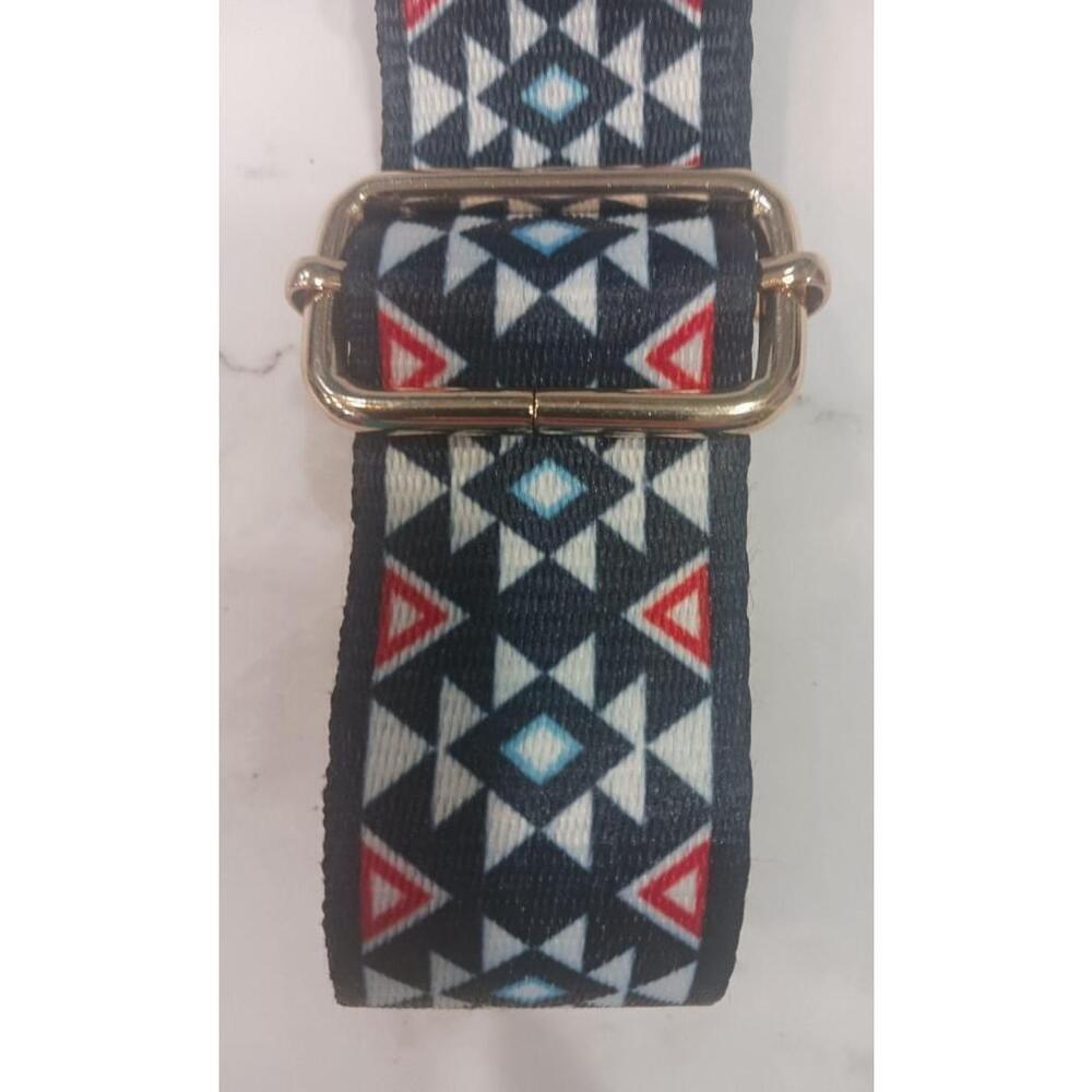 Geometric Pattern Adjustable Purse Strap - Picture 5 of 5